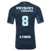 Camisola + Calções Feyenoord Q. Timber 8 Criança Equipamento 2ª 2025-26